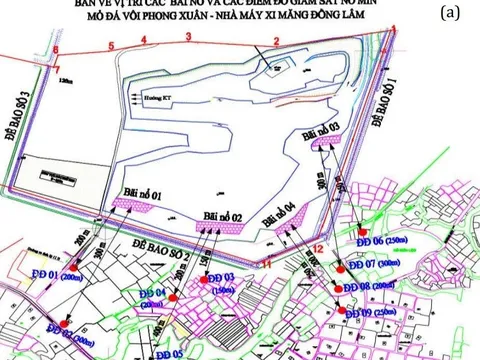 Đánh giá ảnh hưởng của sóng chấn động nổ mìn đến các công trình bảo vệ và xác định quy mô vụ nổ hợp lý cho mỏ đá vôi Phong Xuân - Thừa Thiên Huế